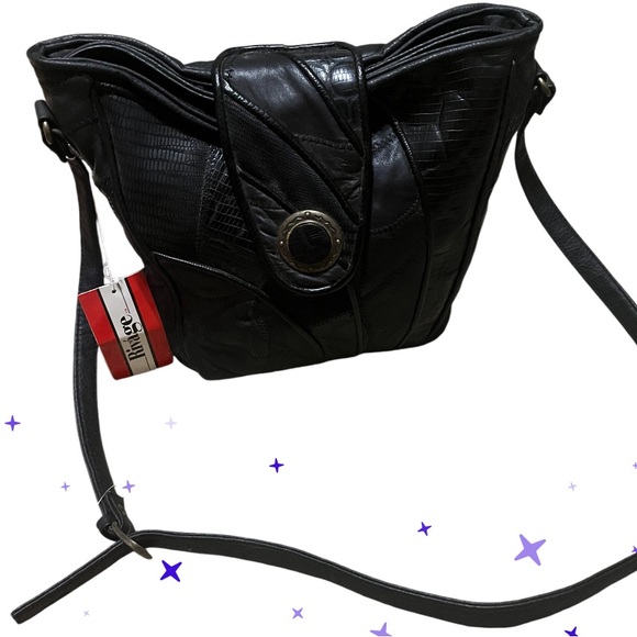 Rivage Original Classic Crossbody Black Handbag. - Picture 5 of 11